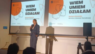 Wystąpienie Minister Edukacji Barbary Nowackiej