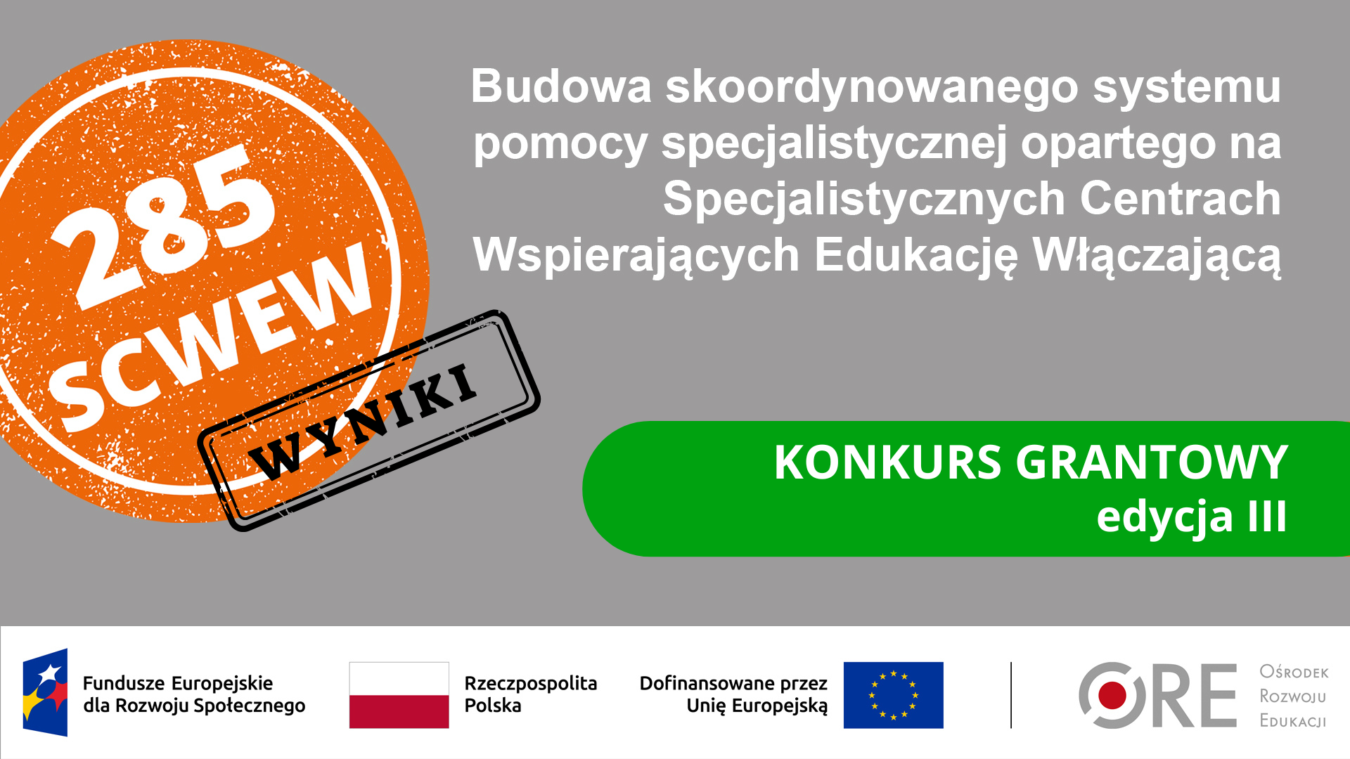 Wyniki III edycji konkursu grantowego