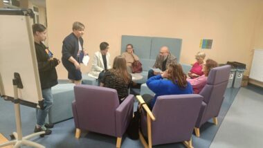 Aleksandra Mięczakowska i uczestnicy szkolenia