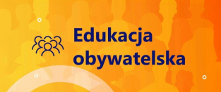 Baner reklamujący Edukację obywatelską