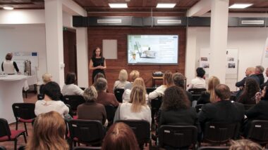 Wystąpienie Magdaleny Mrozkowiak – głównego specjalisty w Wydziale Kształcenia Zawodowego i Doradztwa Zawodowego ORE