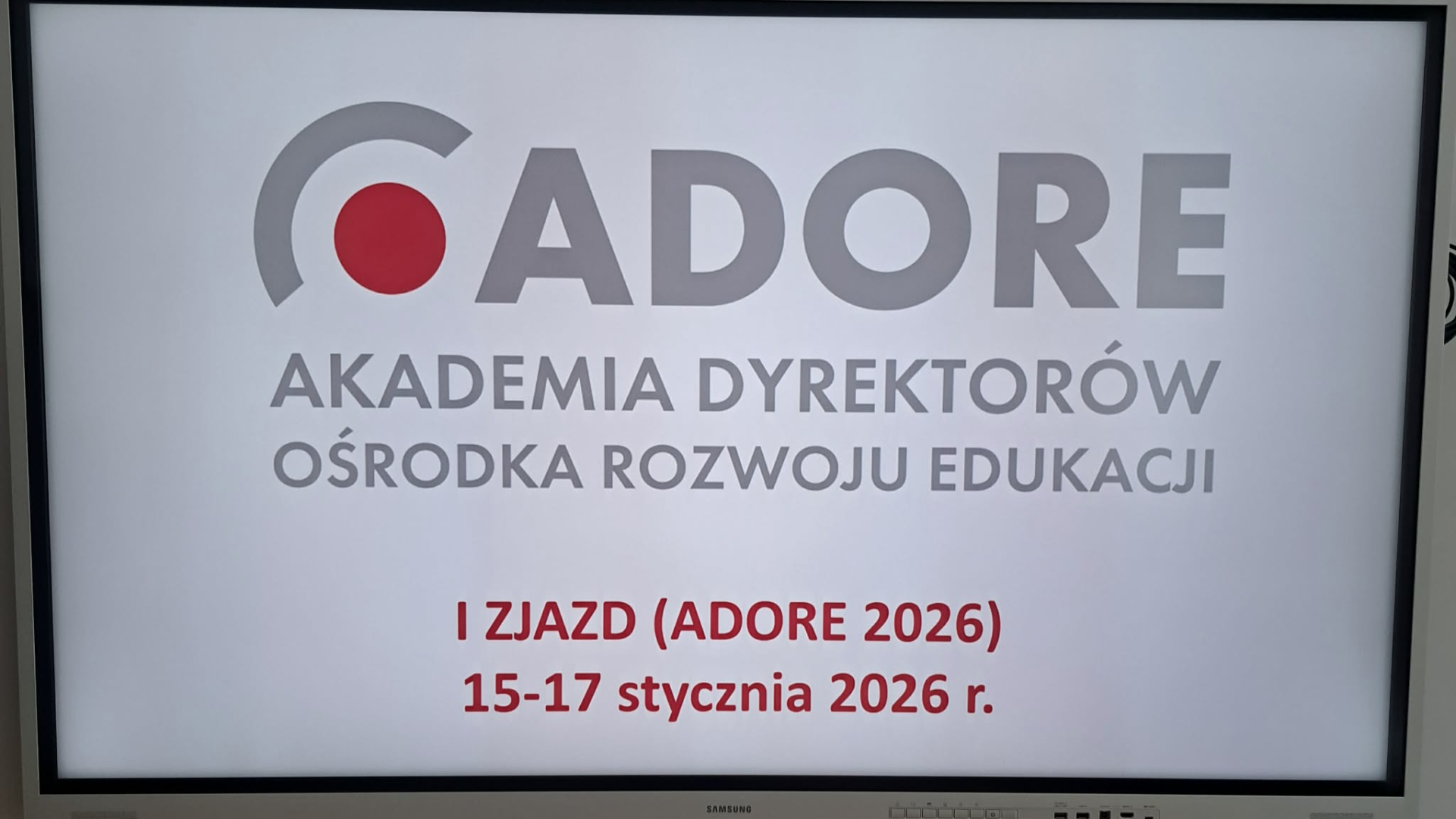 Akademia Dyrektorów ORE – ADORE 2026 rozpoczęta