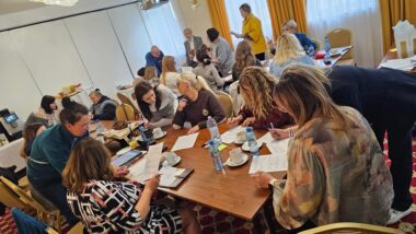 Praca grupowa podczas szkolenia