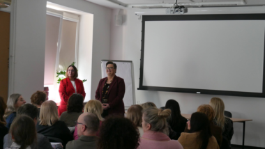 Wystąpienie wiceminister edukacji Katarzyny Lubnauer i wicedyrektor ORE Małgorzaty Szei