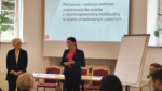Wystąpienie autorek podstawy programowej dr Beaty Roli i dr Magdaleny Zając pt. „Planowanie i realizacja podstawy programowej kształcenia ogólnego w szkole podstawowej dla uczniów z niepełnosprawnością intelektualną w stopniu umiarkowanym lub znacznym”