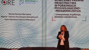 Oficjalne otwarcie konferencji przez podsekretarz stanu w Ministerstwie Edukacji Narodowej Izabelę Ziętkę