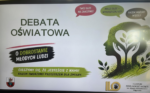 Ekran startowy podczas debaty