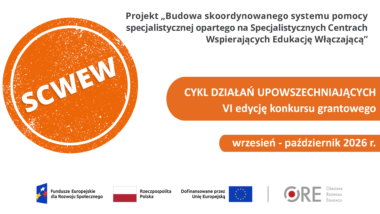 VI edycja konkursu grantowego SCWEW – zaproszenie na&nbsp;spotkania informacyjno-konsultacyjne online