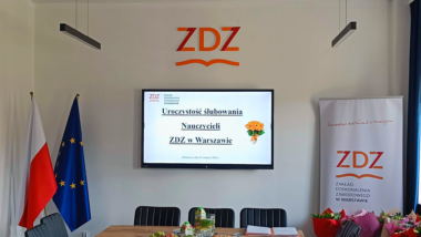 Wystąpienie eksperckie ORE podczas uroczystości wręczenia aktów mianowania w&nbsp;ZDZ w&nbsp;Warszawie