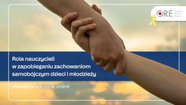 Bezpłatne szkolenia online z&nbsp;zakresu zapobiegania samobójstwom dzieci i&nbsp;młodzieży