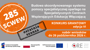 Wydłużamy nabór wniosków w&nbsp;VI edycji konkursu grantowego SCWEW do&nbsp;26 października 2026 roku